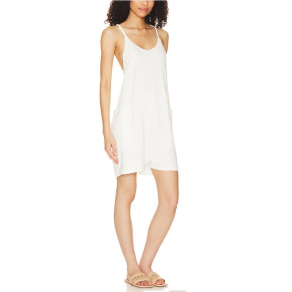Free People x FP Movement Women's White Hot Shot Romper Size L - Picture 3 of 7